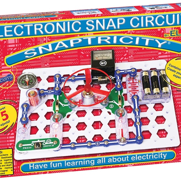 ELENCO STEM- Snaptricity-Electric Snap Circuits-Electronics Exploration Kit NEW - Picture 2 of 8